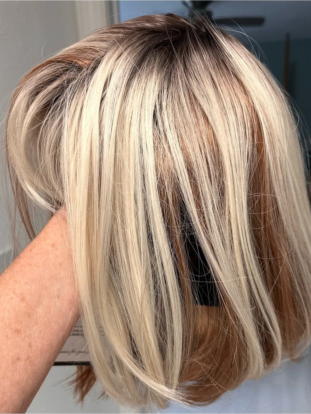 Blonde Balayage Women's Wig - Natural Multi-Tone Blonde